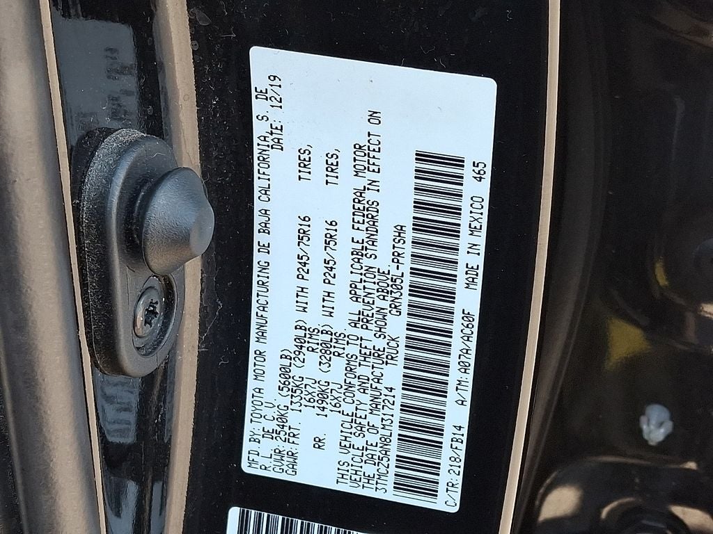 2020 Toyota Tacoma Base