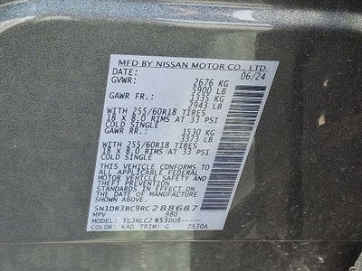 2024 Nissan Pathfinder SV