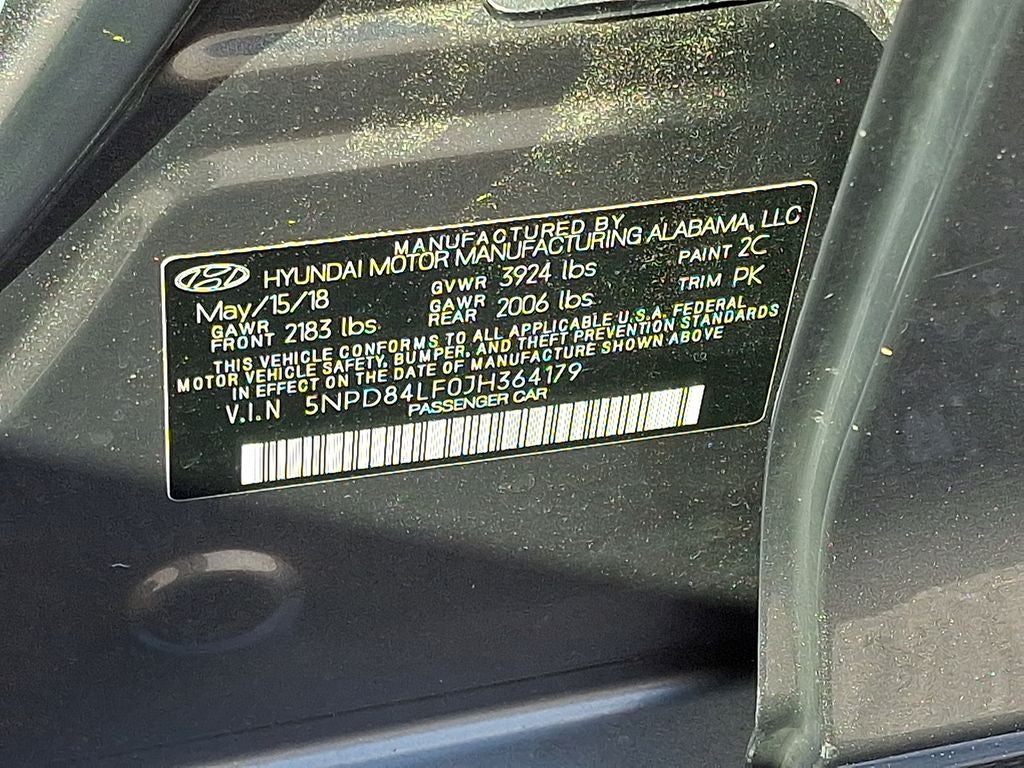 2018 Hyundai Elantra SEL