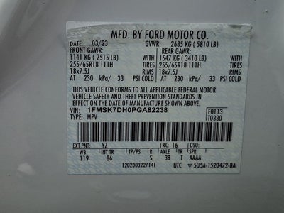 2023 Ford Explorer XLT