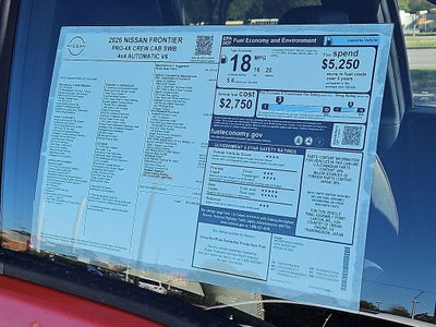 2026 Nissan Frontier PRO-4X