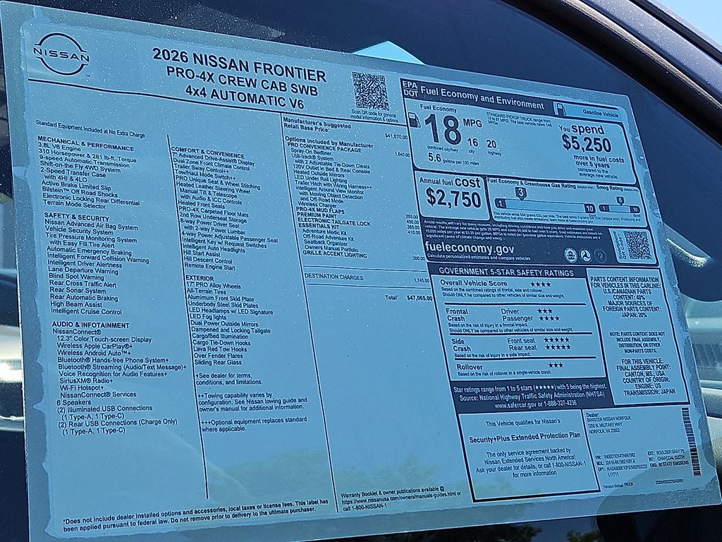 2026 Nissan Frontier PRO-4X