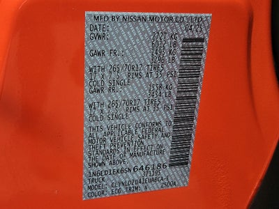 2025 Nissan Frontier PRO-4X