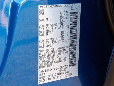 2026 Nissan Frontier PRO-4X