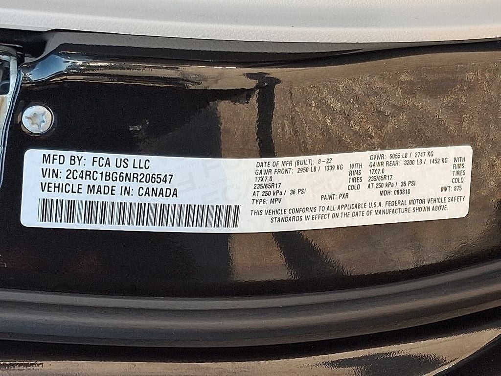 2022 Chrysler Pacifica Touring L