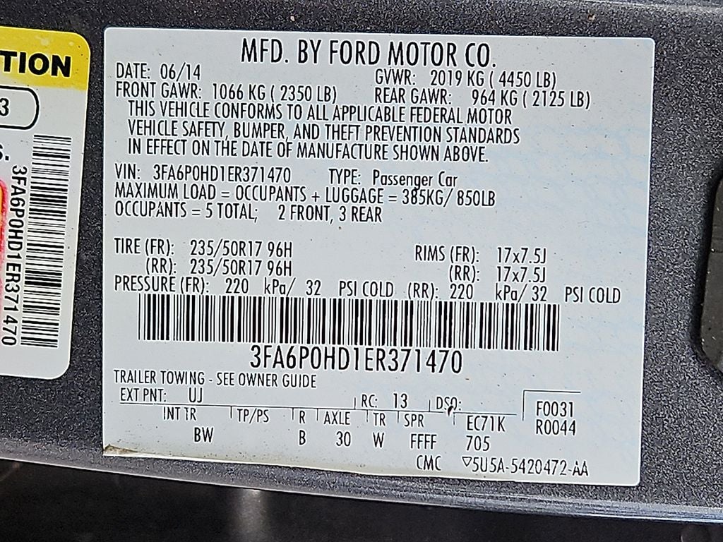 2014 Ford Fusion SE
