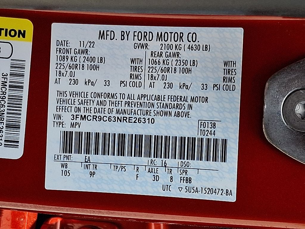 2022 Ford Bronco Sport Outer Banks