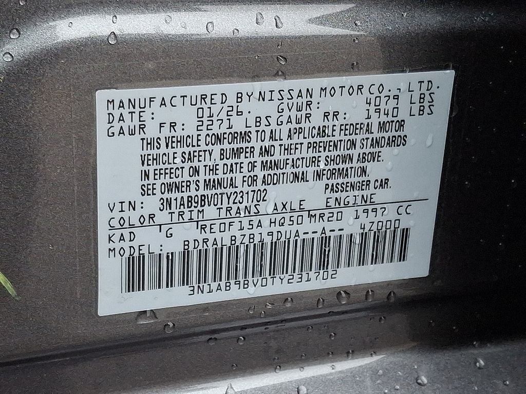 2026 Nissan Sentra S