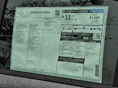 2026 Nissan Sentra S