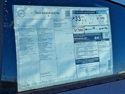 2026 Nissan Sentra S