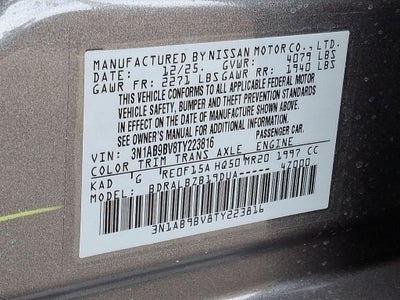 2026 Nissan Sentra S