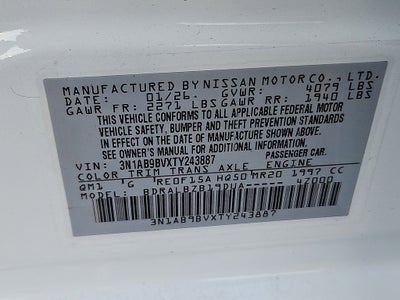 2026 Nissan Sentra S