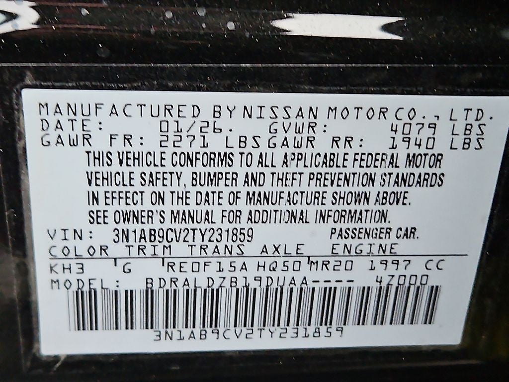 2026 Nissan Sentra SV