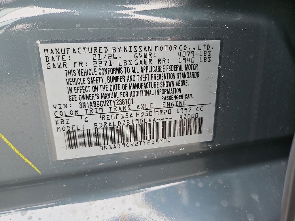 2026 Nissan Sentra SV