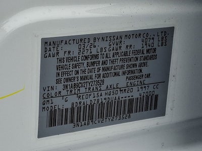 2026 Nissan Sentra SV