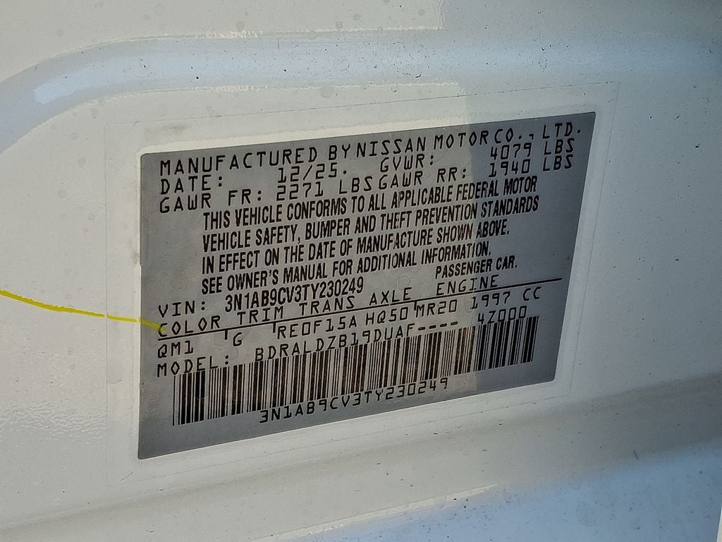 2026 Nissan Sentra SV