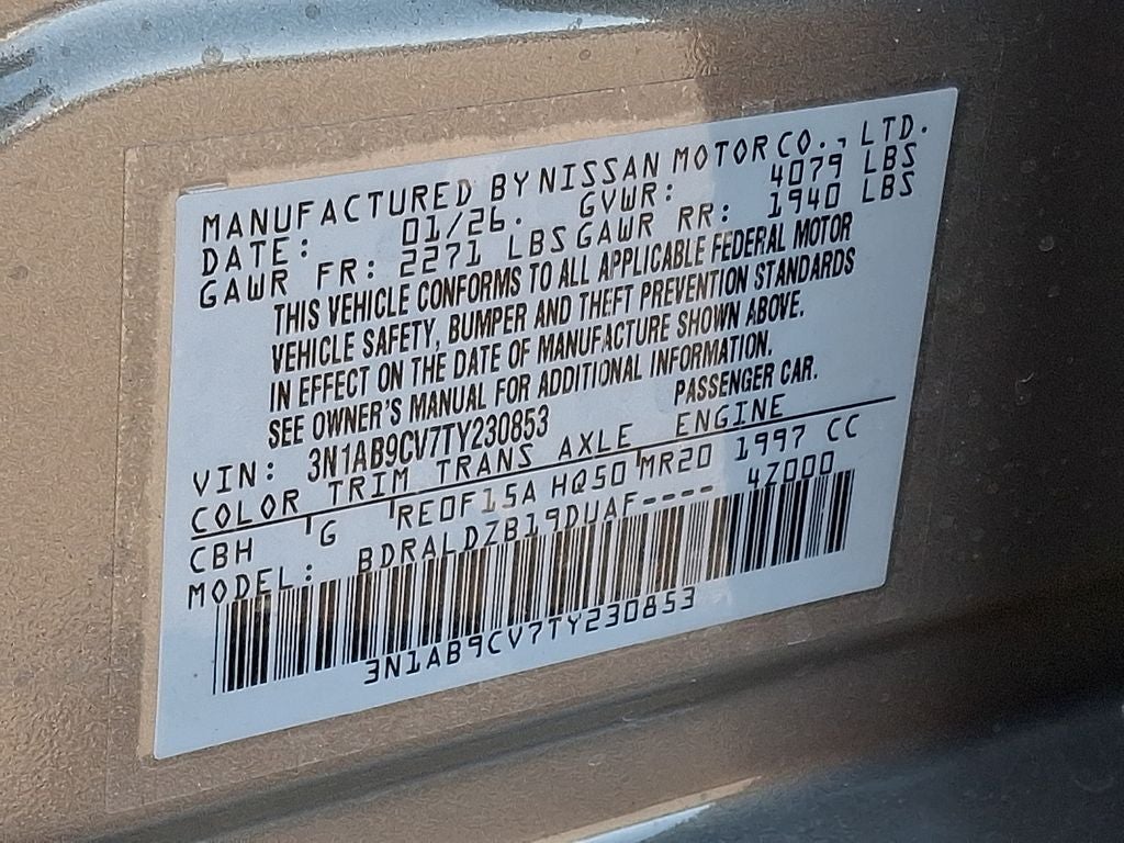 2026 Nissan Sentra SV