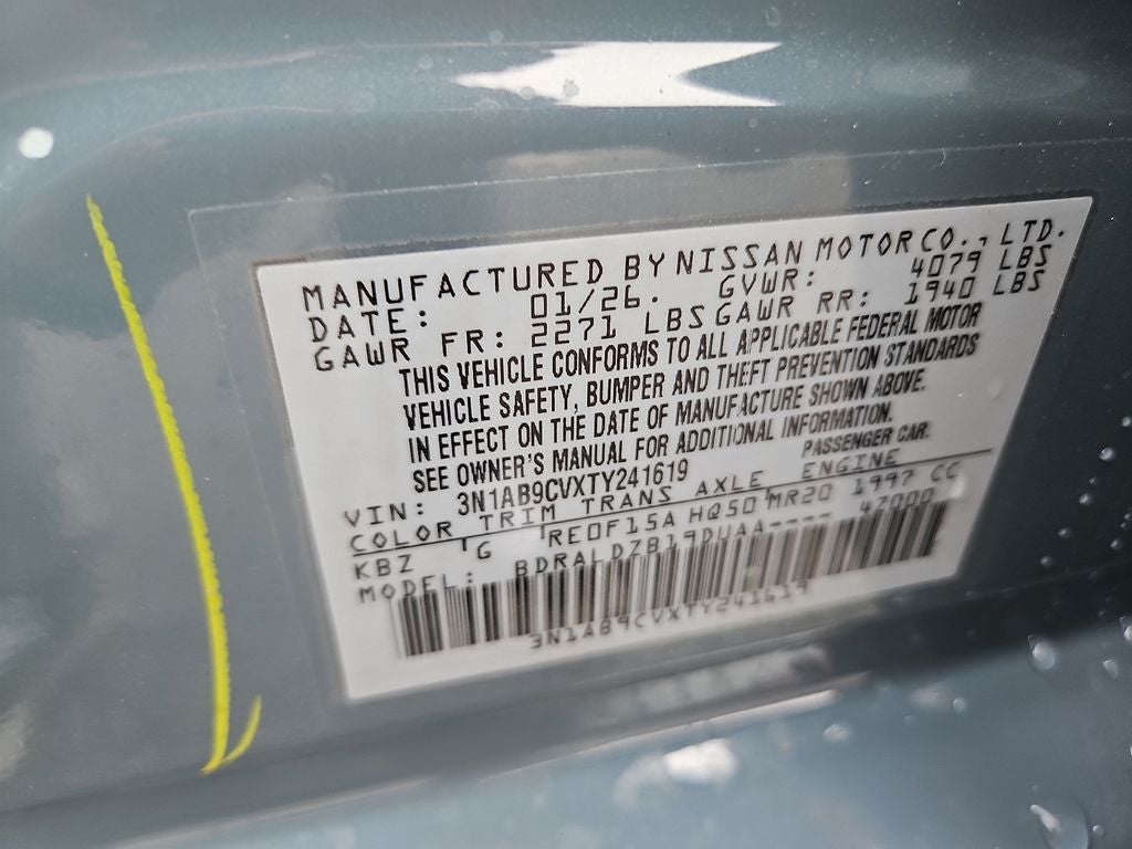 2026 Nissan Sentra SV