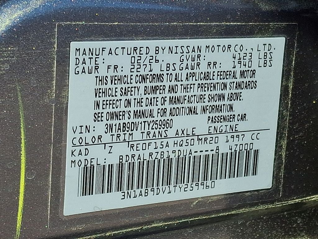 2026 Nissan Sentra SR