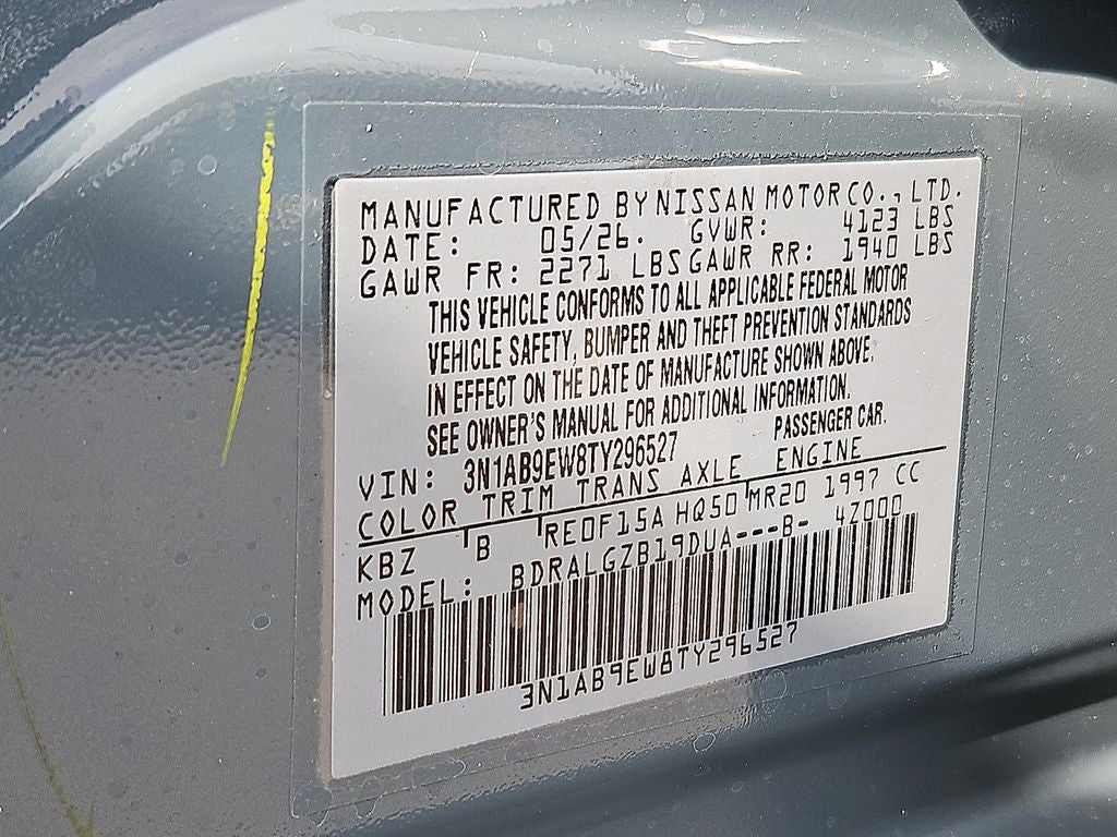 2026 Nissan Sentra SL
