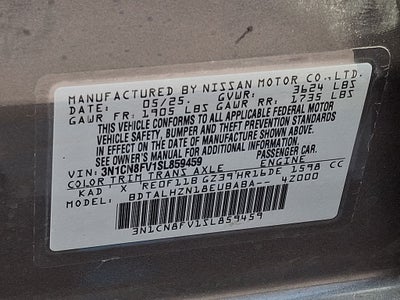 2025 Nissan Versa SR