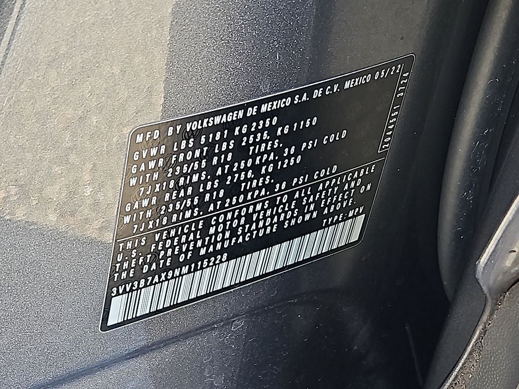 2022 Volkswagen Tiguan SE