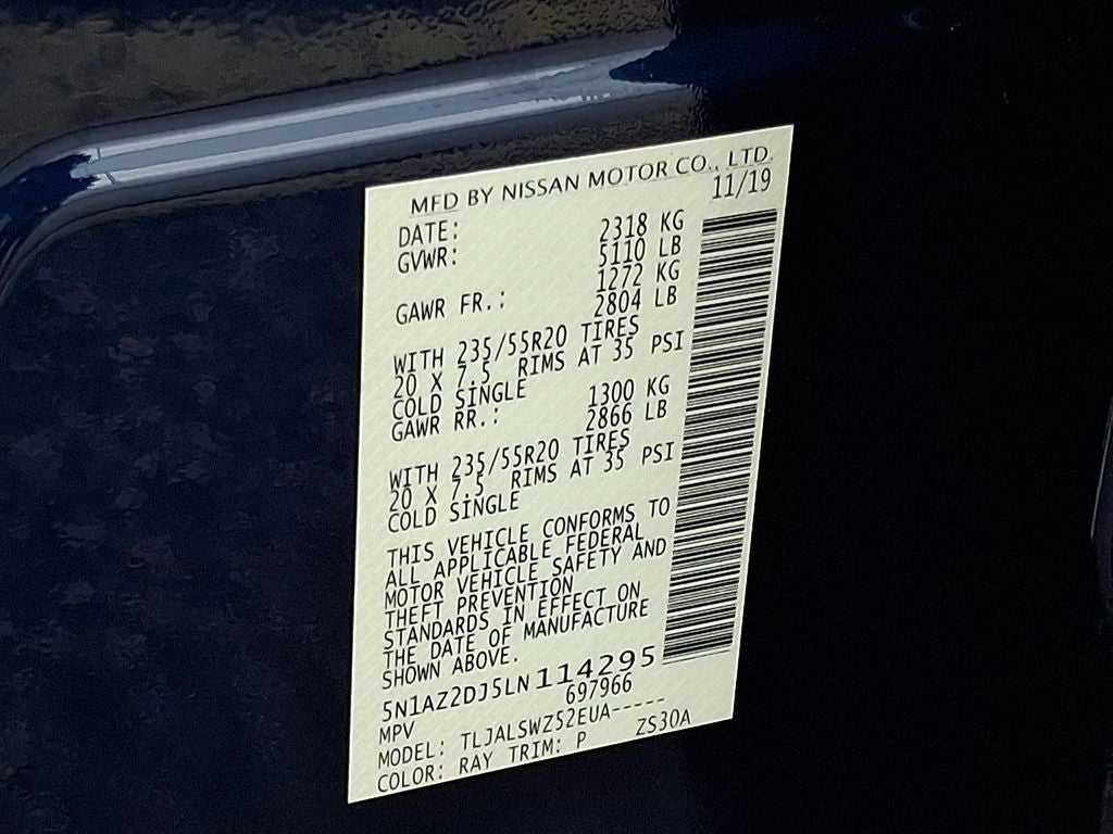 2020 Nissan Murano Platinum