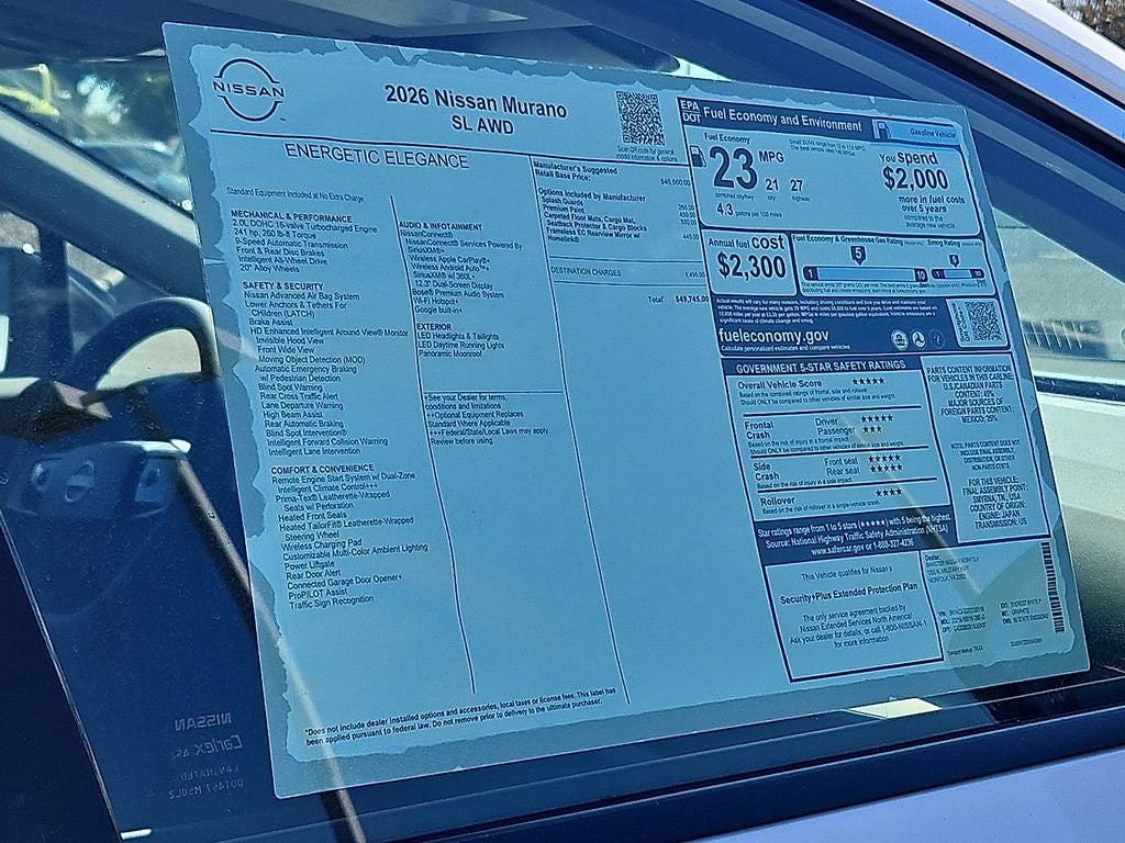 2026 Nissan Murano SL
