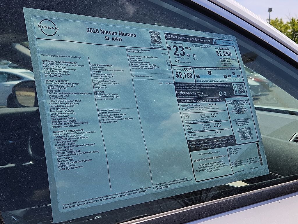 2026 Nissan Murano SL