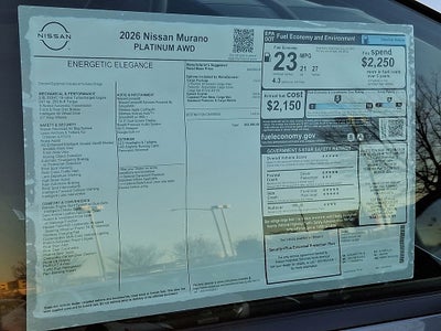 2026 Nissan Murano Platinum