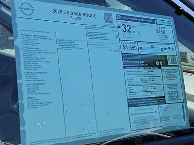 2026 Nissan Rogue S