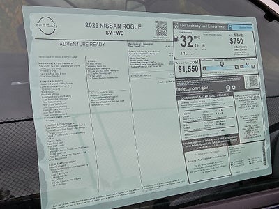 2026 Nissan Rogue SV