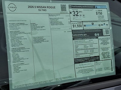 2026 Nissan Rogue SV