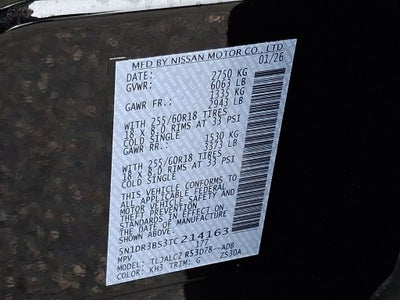 2026 Nissan Pathfinder SV