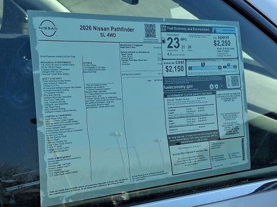 2026 Nissan Pathfinder SL