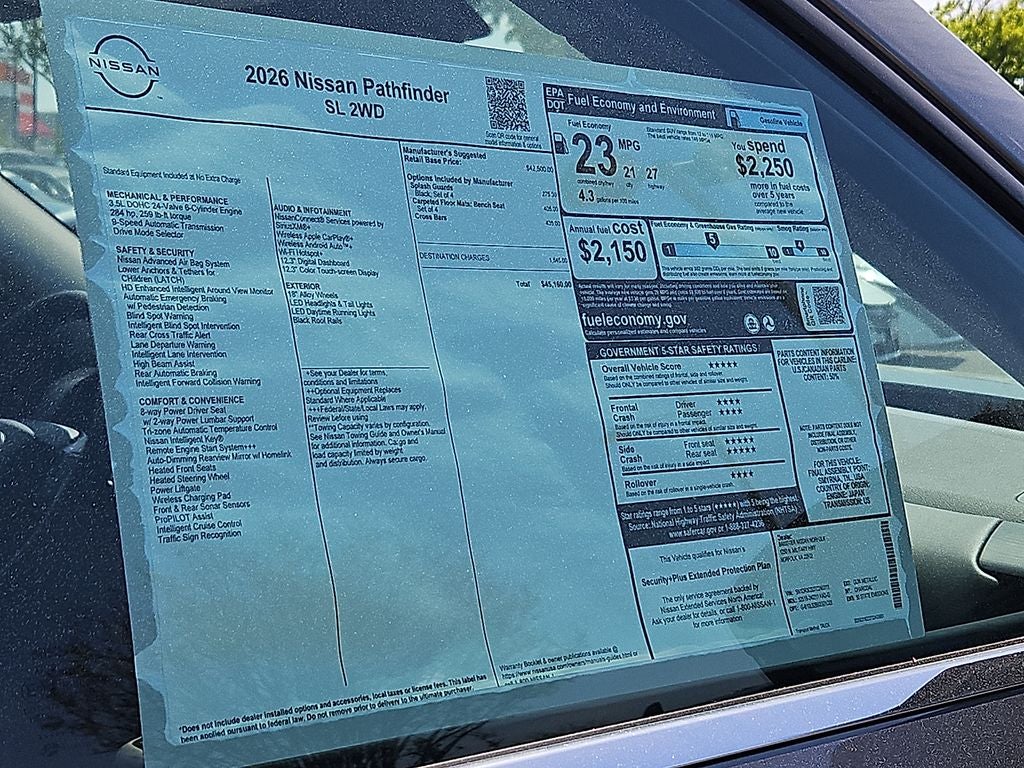 2026 Nissan Pathfinder SL