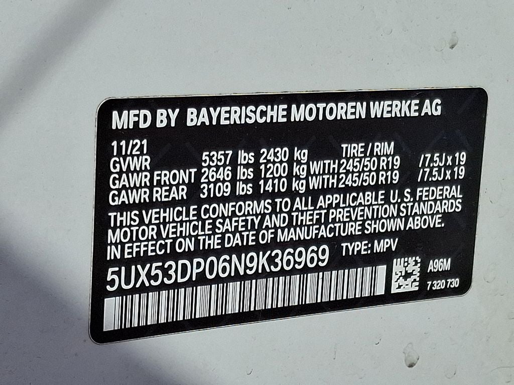 2022 BMW X3 xDrive30i