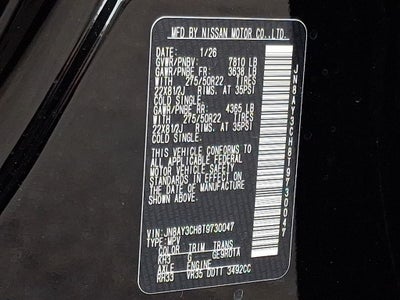 2026 Nissan Armada Platinum Reserve