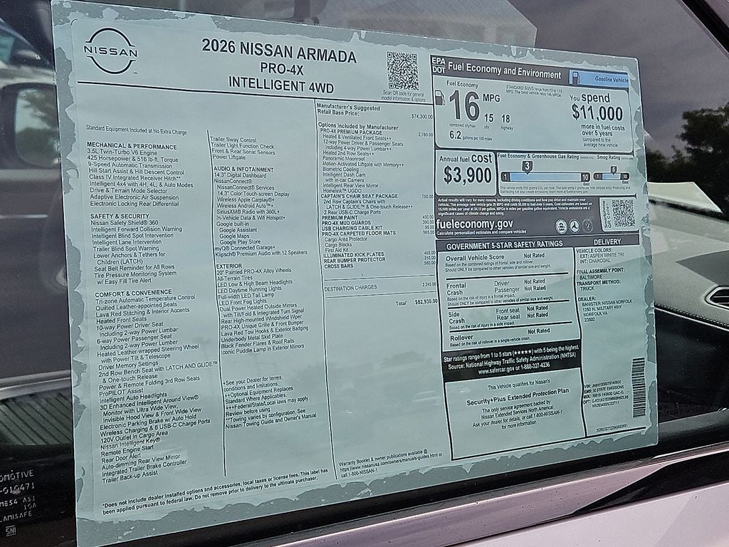 2026 Nissan Armada PRO-4X