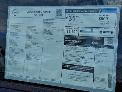 2026 Nissan Rogue Platinum