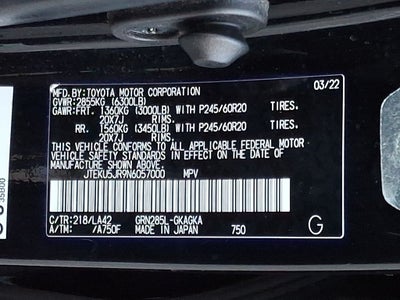 2022 Toyota 4Runner Limited