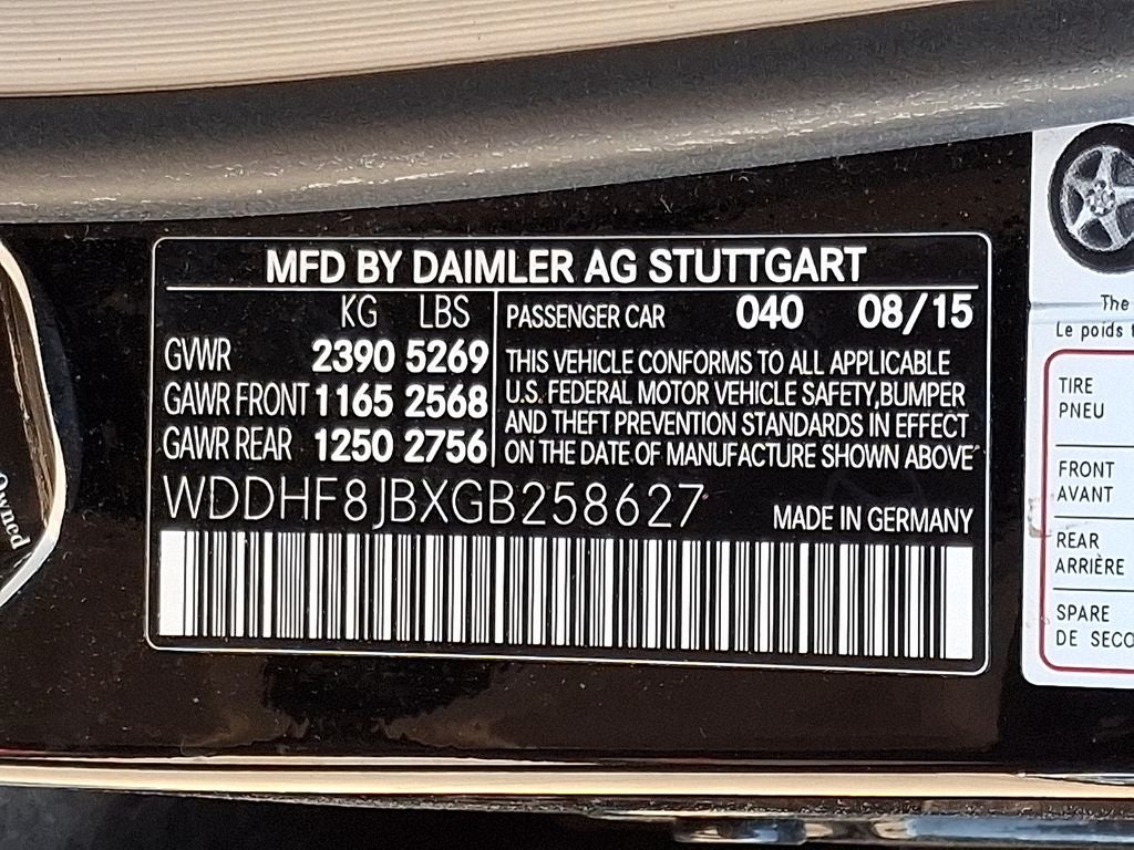 2016 Mercedes-Benz E-Class Sport