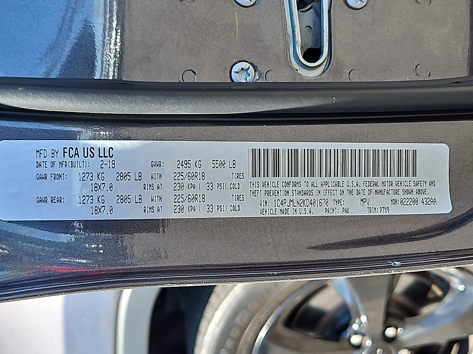 2019 Jeep Cherokee Altitude 4x4