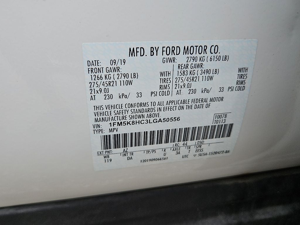 2020 Ford Explorer Platinum