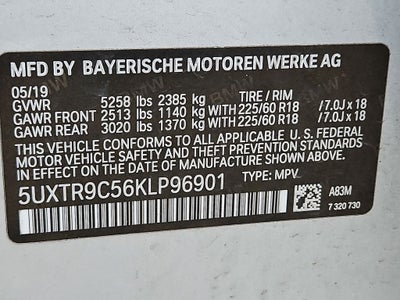 2019 BMW X3 xDrive30i