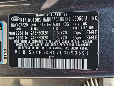 2020 Kia Telluride SX