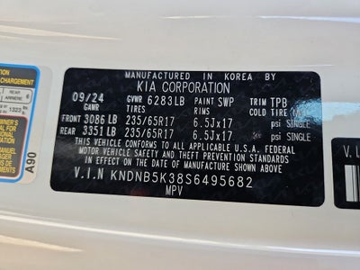 2025 Kia Carnival MPV LXS