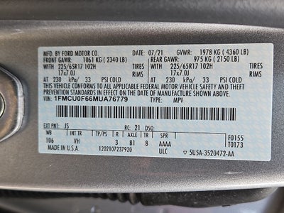 2021 Ford Escape S