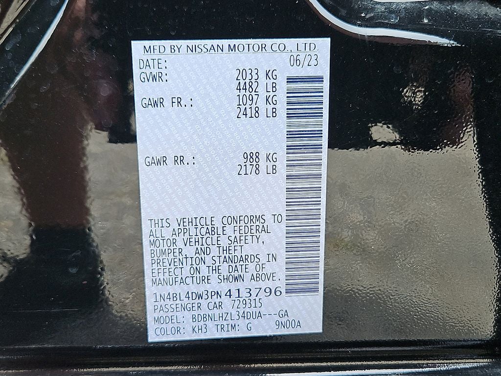2023 Nissan Altima 2.5 SV
