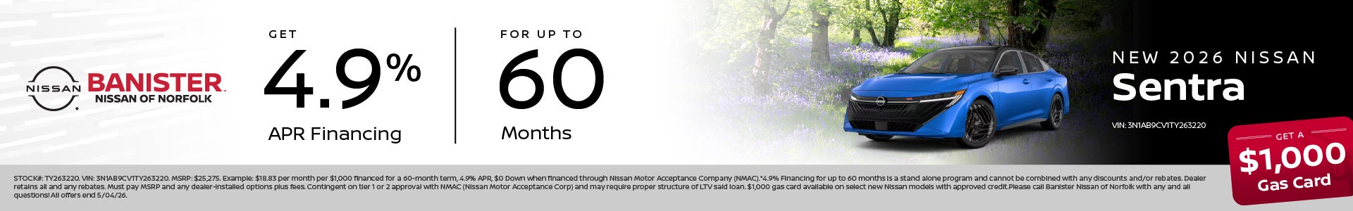  new 2026 Nissan sentra